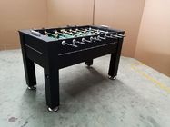 Easy Assemble Standard Foosball Table , MDF Soccer Game Table With Leg Ball Return
